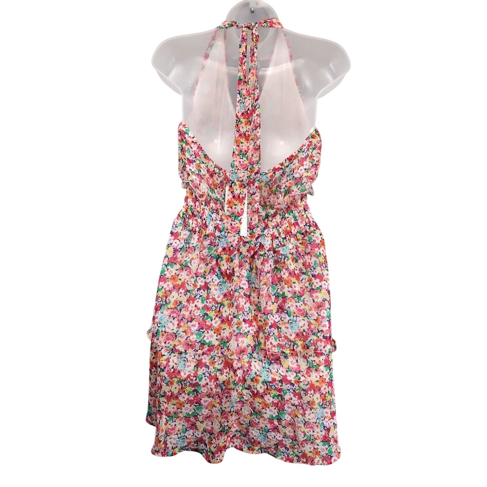 Other NWT Sienna Sky Tropical Floral Halter Top Mini Dress Sz M Size M / US 6-8 / IT 42-44 - 3 Thumbnail