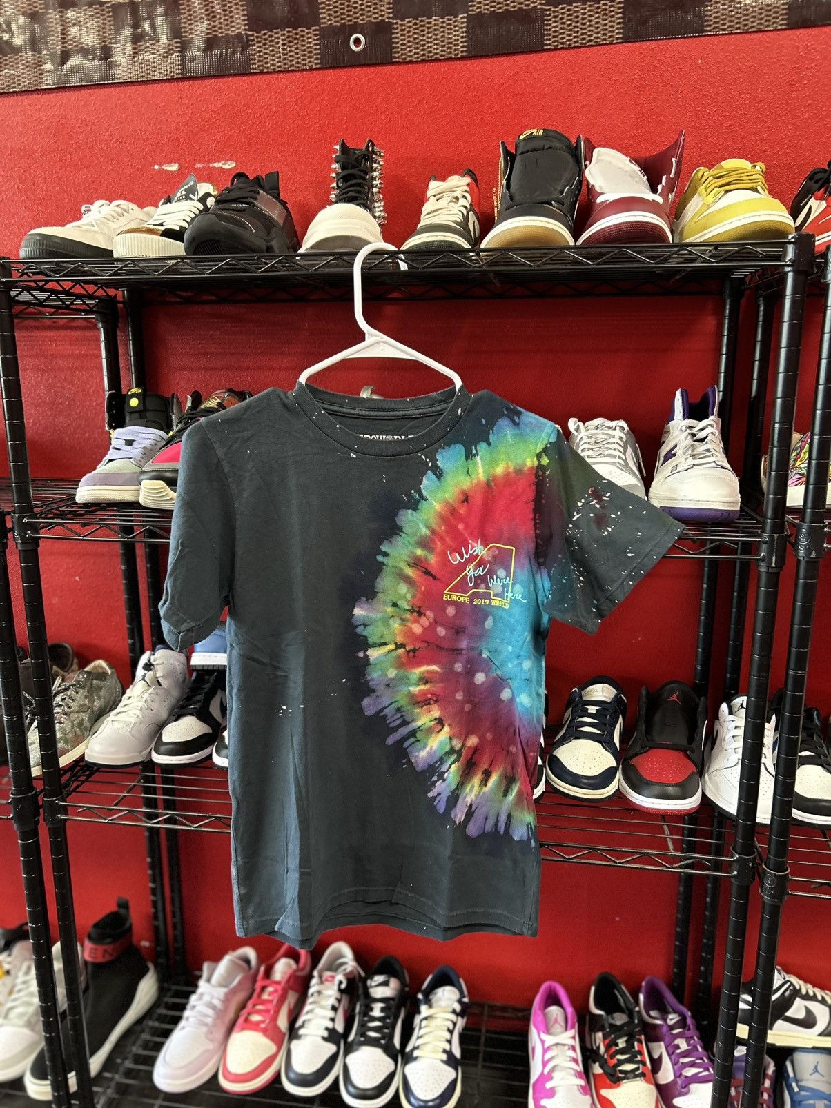 Travis Scott Travis Scott tye dye tee Size US S / EU 44-46 / 1 - 2 Thumbnail