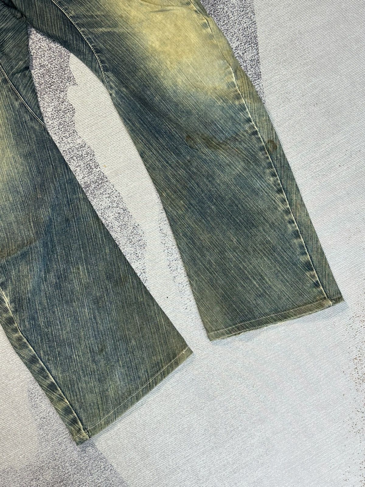Kapital 2000s Edwin XV Function Curve Leg Mud Washed Jeans Size US 30 / EU 46 - 4 Thumbnail