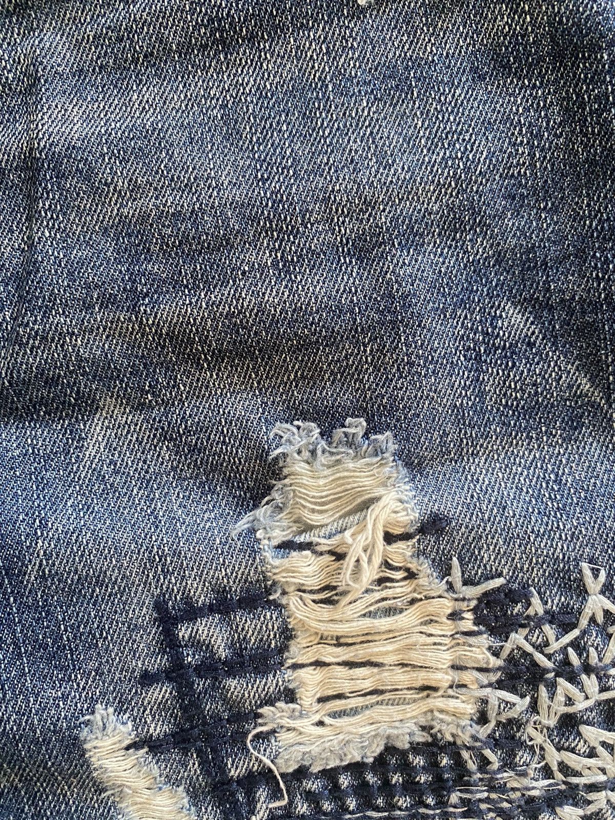 Japanese Brand × Seditionaries × Vintage WTO2 Men Destructed Slim Straight Jeans Size US 30 / EU 46 - 4 Thumbnail