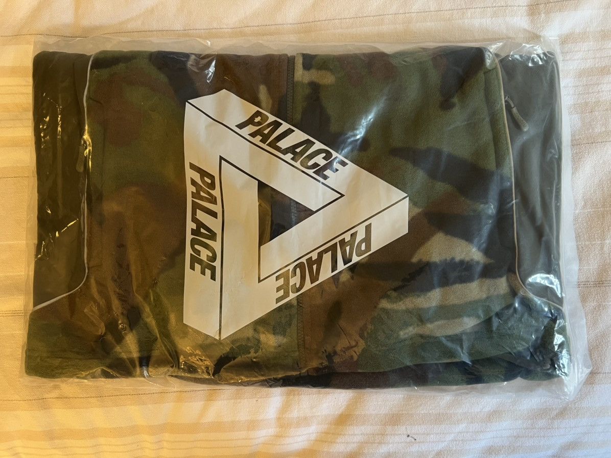 Palace Palace Polartec 3M Track Jacket Woodland DPM Camo Fleece Size US L / EU 52-54 / 3 - 5 Thumbnail
