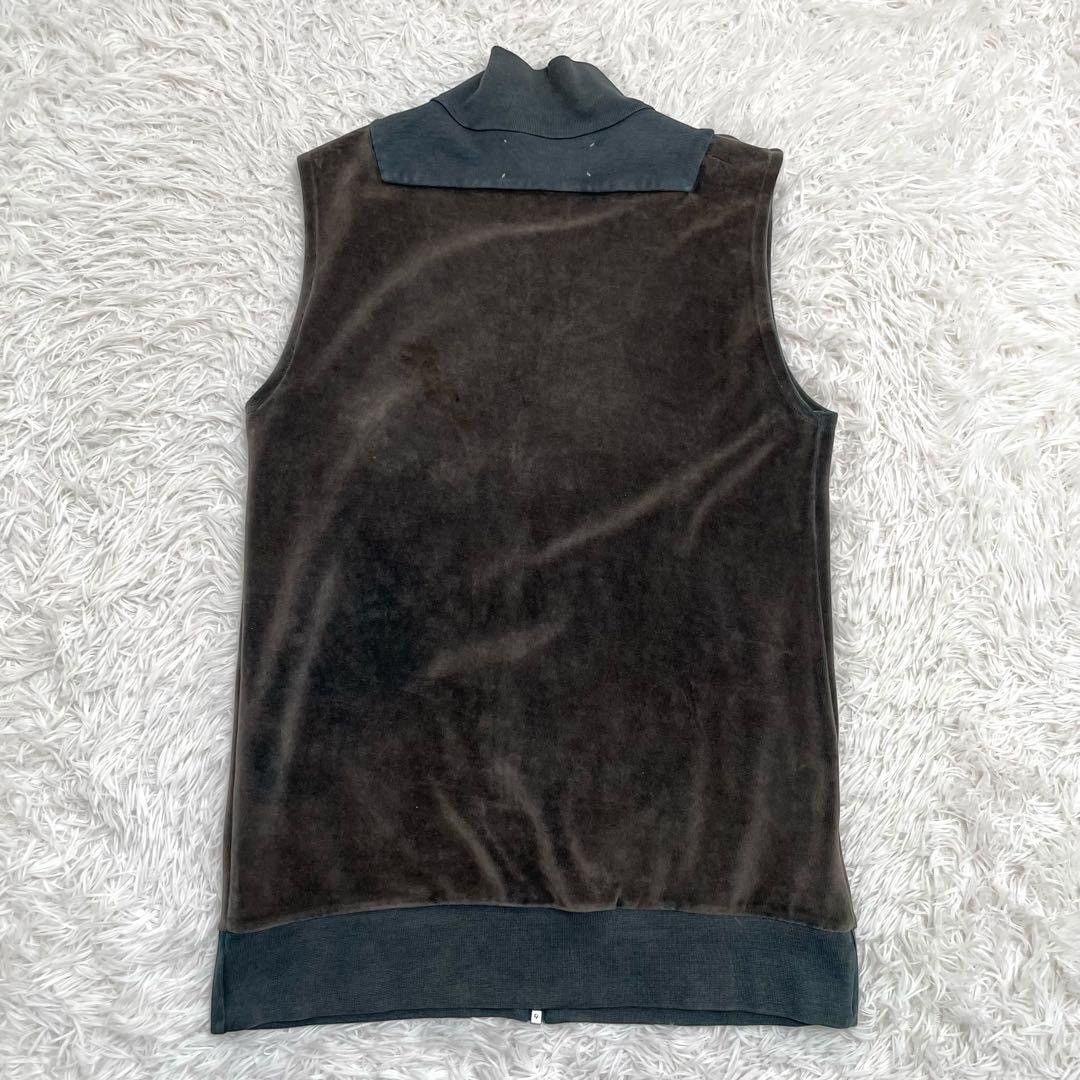 Maison Margiela Maison Margiela Velvet Patchwork Zipper Vest Size US M / EU 48-50 / 2 - 2 Thumbnail