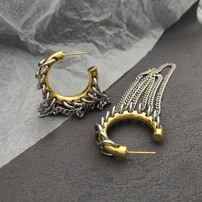 Jewelry Exaggerated Long Tassel Earrings Size ONE SIZE - 1 Thumbnail