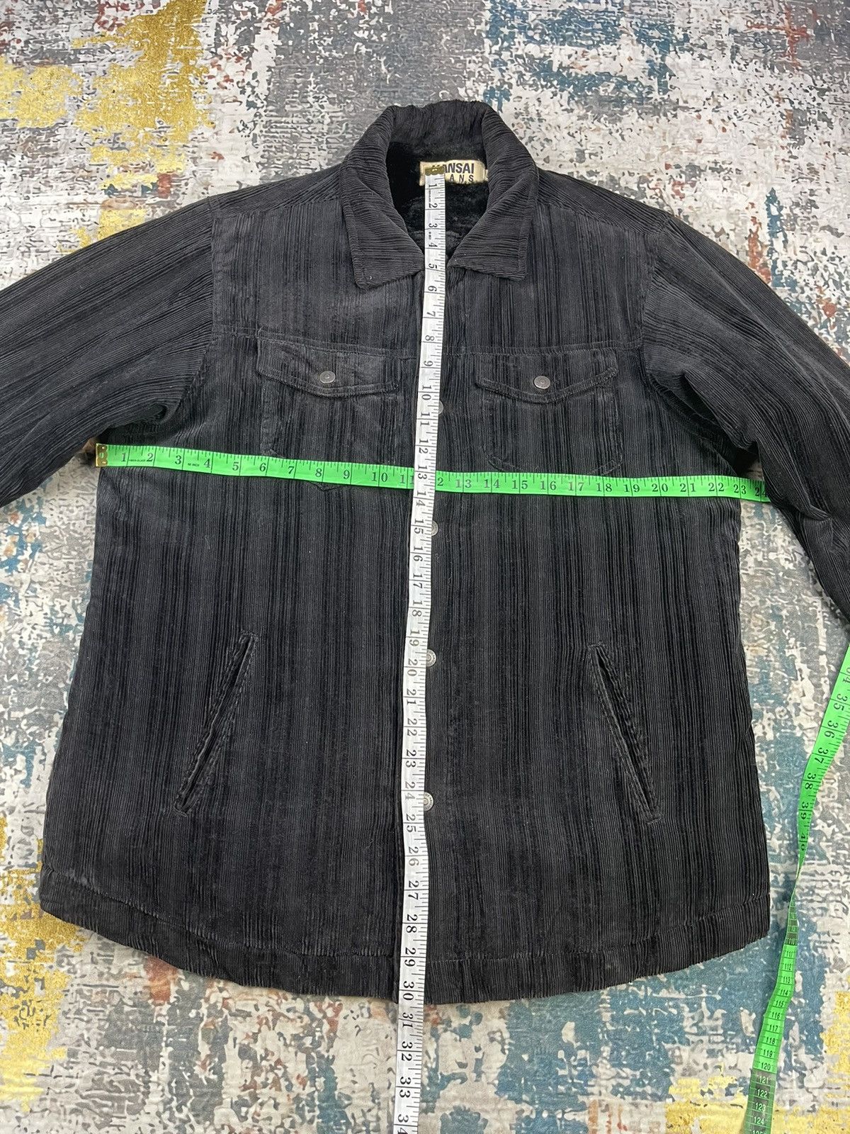Kansai Yamamoto Kansai Jeans Vertical Striped Corduroy Jackets Size US M / EU 48-50 / 2 - 11 Thumbnail
