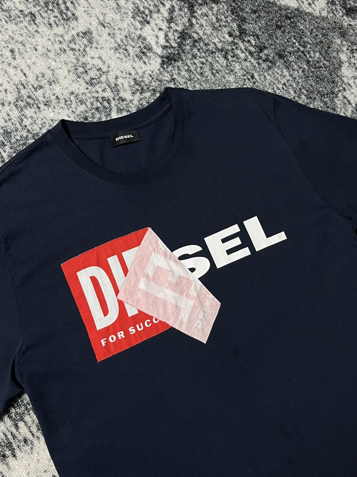 Diesel × Vintage Vintage Diesel T-Shirt Big Logo Y2K Style Size US L / EU 52-54 / 3 - 4 Thumbnail