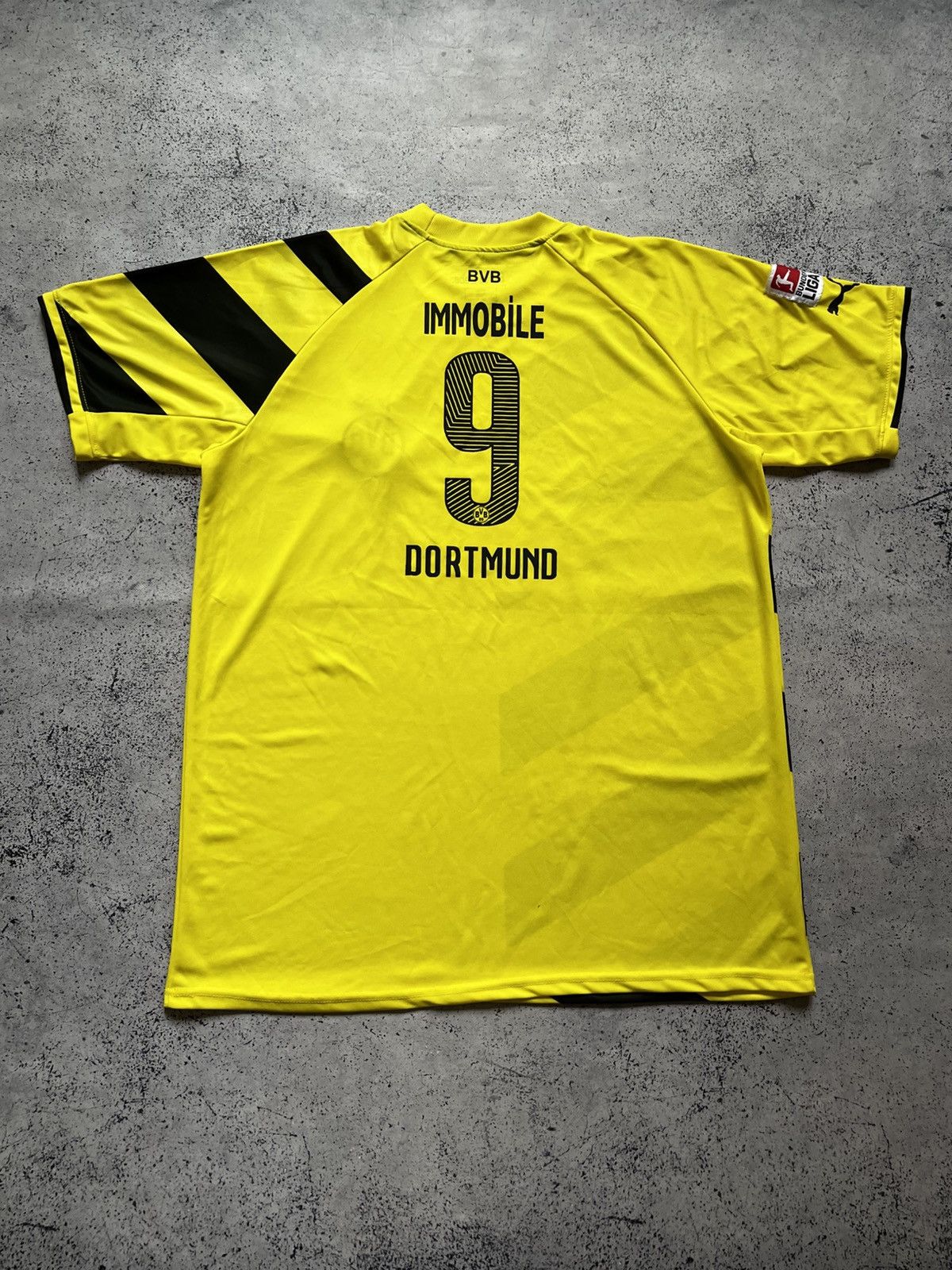 Puma × Vintage 2014 Puma Borussia Dortmund BVB Immobile Home Soccer Jersey Size US XXL / EU 58 / 5 - 3 Thumbnail