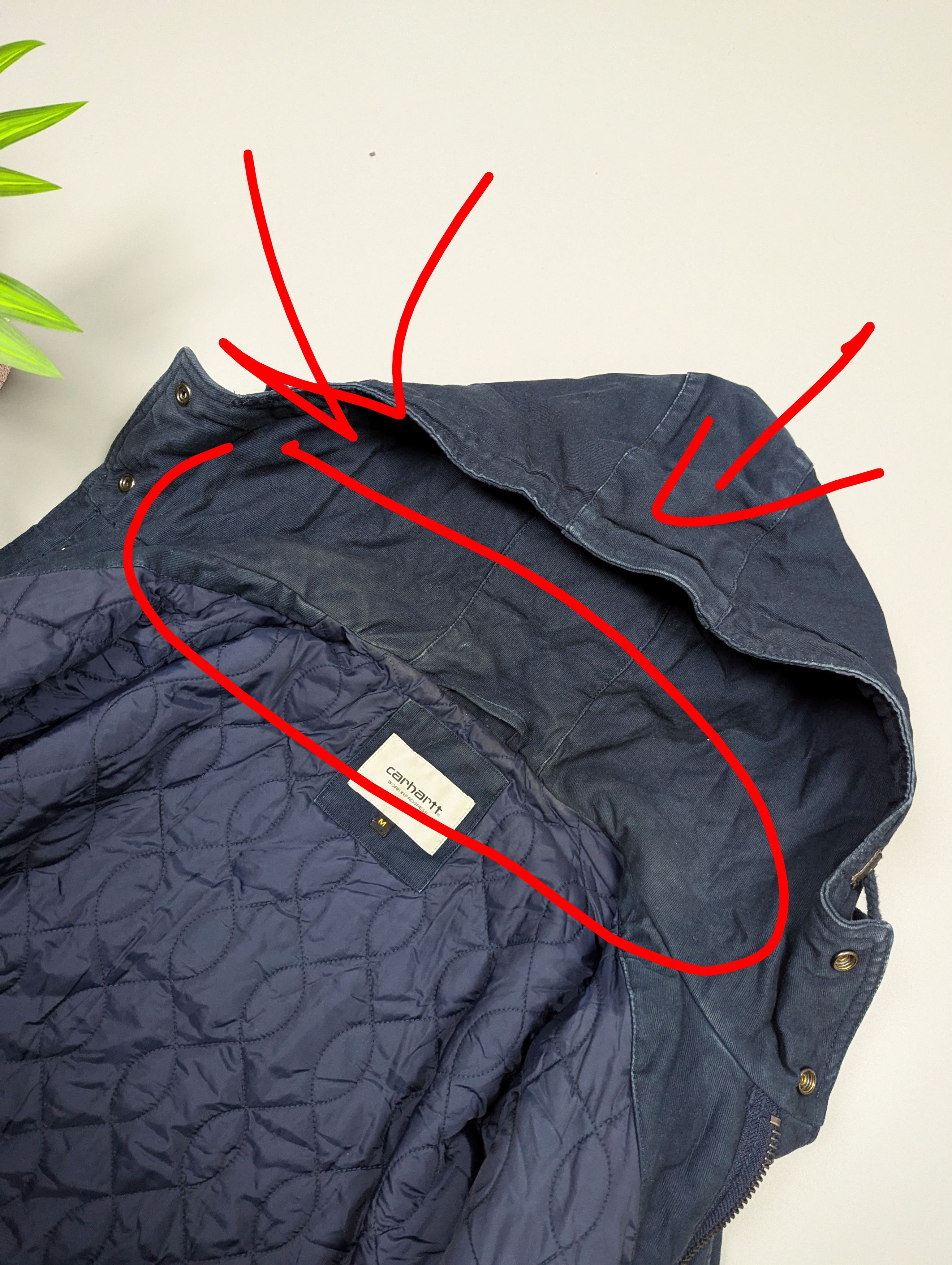 Carhartt Wip Carhartt WIP Dalsh VTG Men’s Canvas Parka Faded Jacket Size US M / EU 48-50 / 2 - 8 Thumbnail