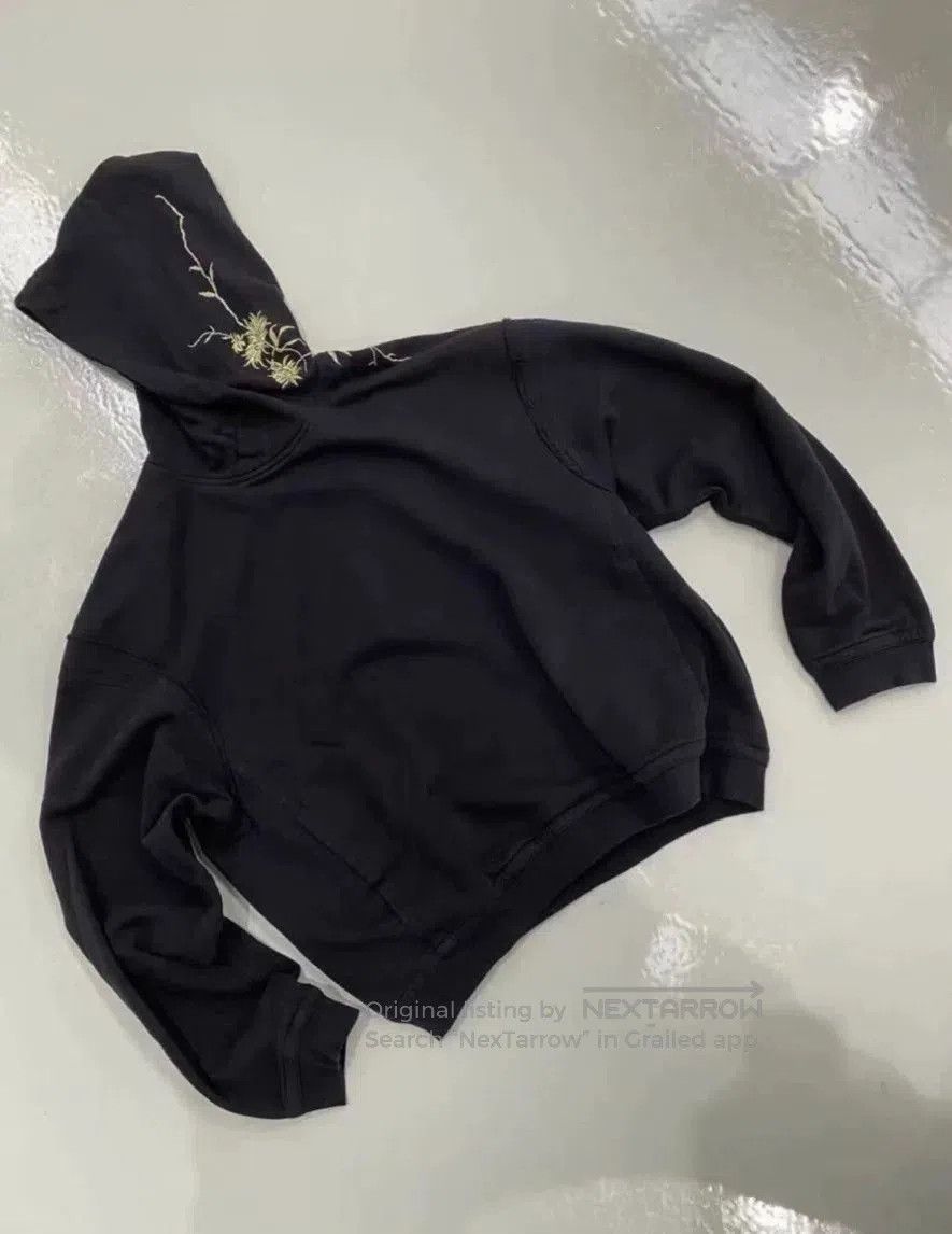 Haider Ackermann Haider Ackermann Embroidered Black Hoodie. Size XXS / US 00 / IT 34 - 1 Thumbnail