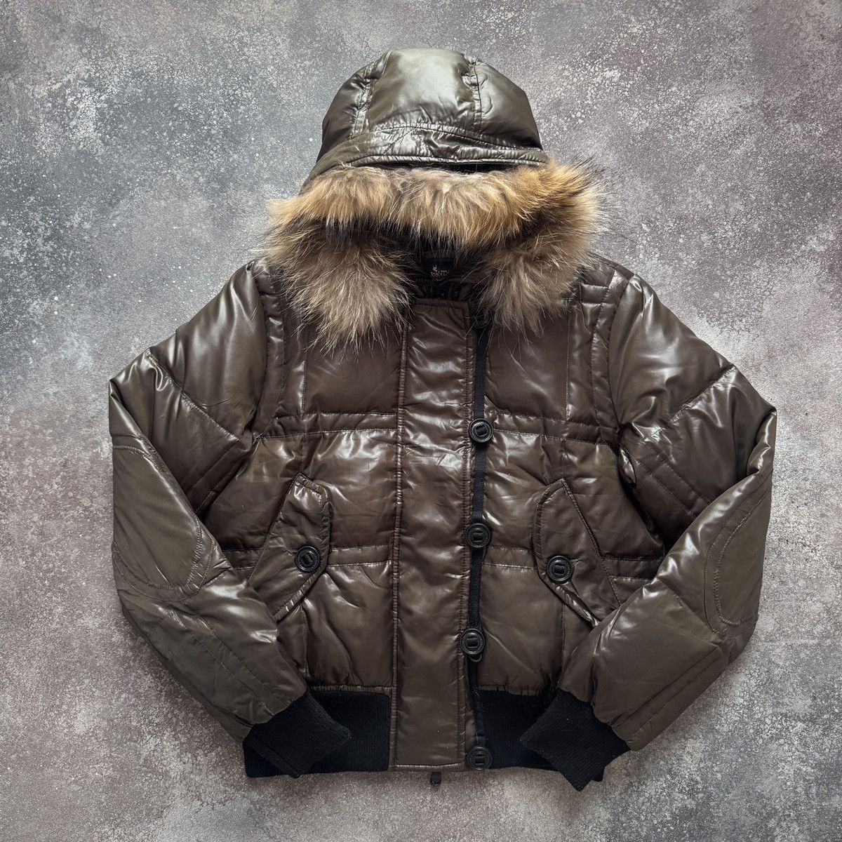 Hysteric Glamour Y2K Vintage Alaska Style Faux Fur Hooded Puffer Down Jacket Size M / US 6-8 / IT 42-44 - 6 Thumbnail