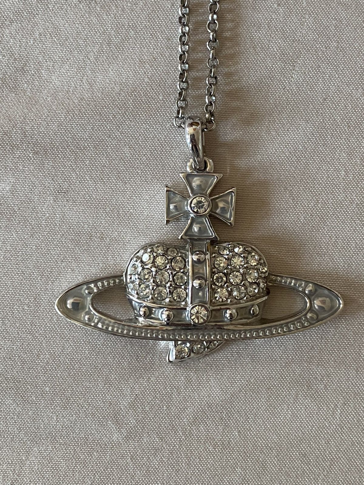 Vivienne Westwood Giant Crystal Heart Orb Necklace Size ONE SIZE - 4 Thumbnail