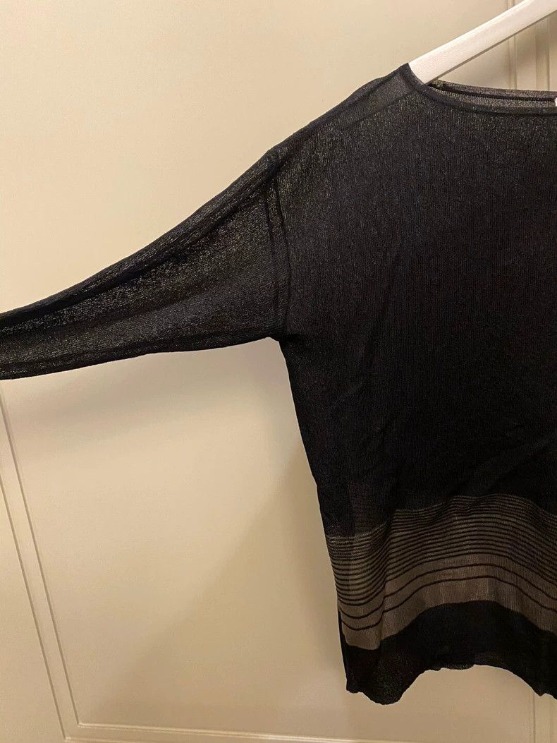 Helmut Lang HELMUT LANG sizeP Black knit top Size S / US 4 / IT 40 - 5 Thumbnail