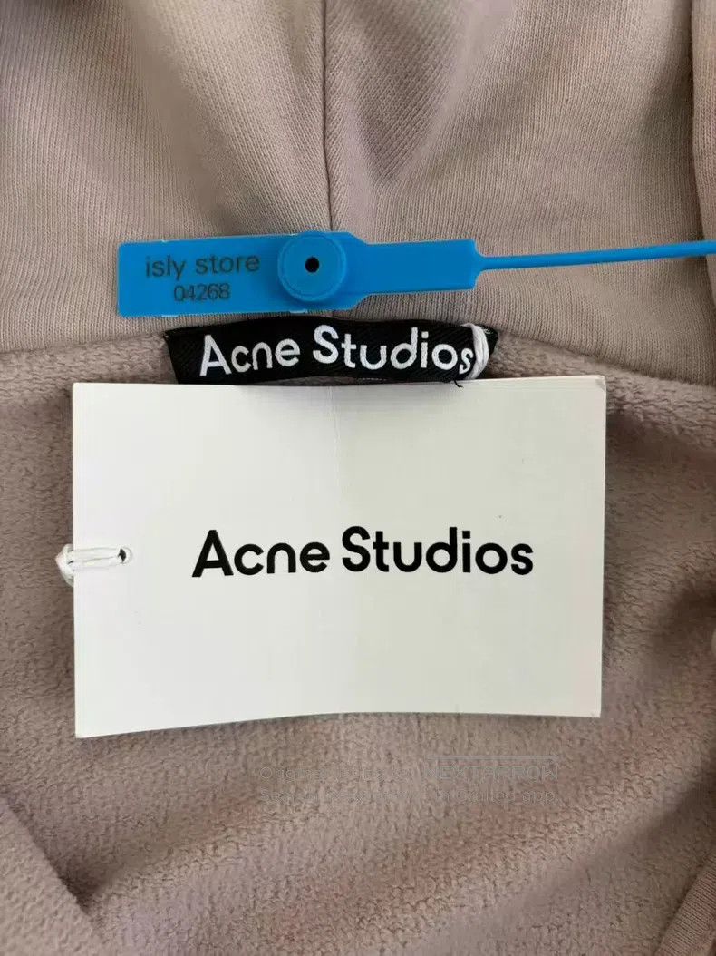 Acne Studios Acne Studios Face Expression Faded Zip-Up Hooded Sweatshir Size US L / EU 52-54 / 3 - 4 Thumbnail