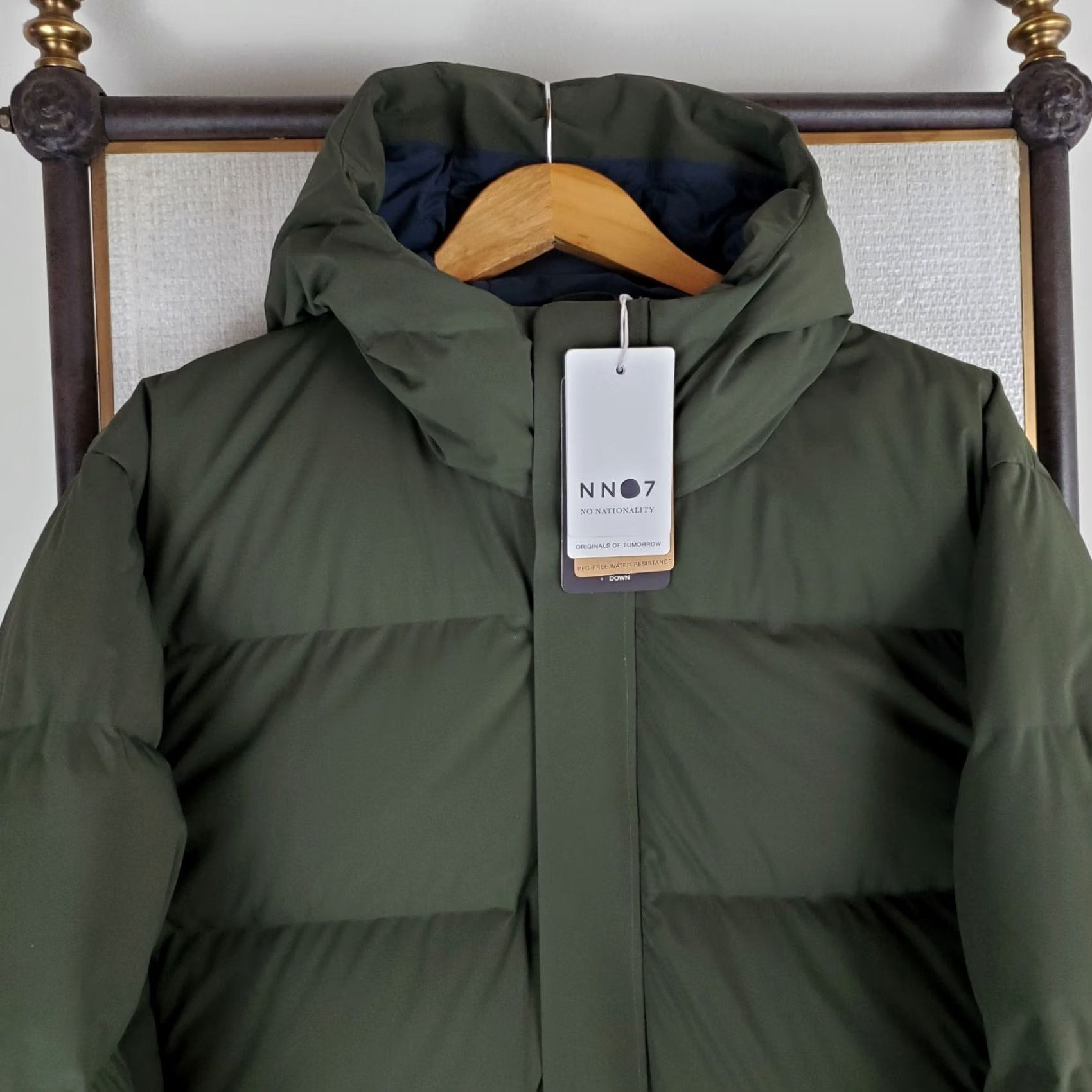 NN07 NN07 Golf 8181 Jacket Mens 2XL Green Down 700 Fill Waterproof Windproof Hooded Coat Puffer Size US XXL / EU 58 / 5 - 4 Thumbnail