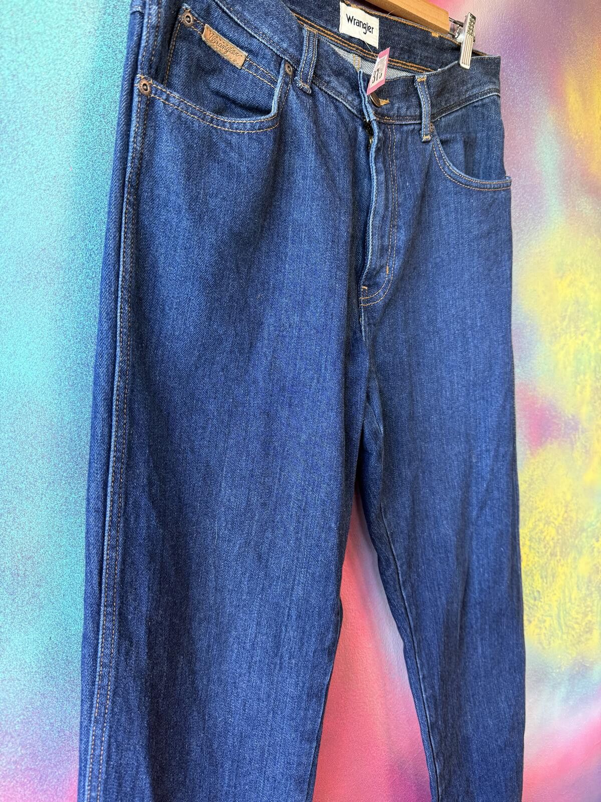Wrangler Wrangler Texas Jeans - Classic Blue Denim (W 34 L 30) Size US 34 / EU 50 - 3 Thumbnail