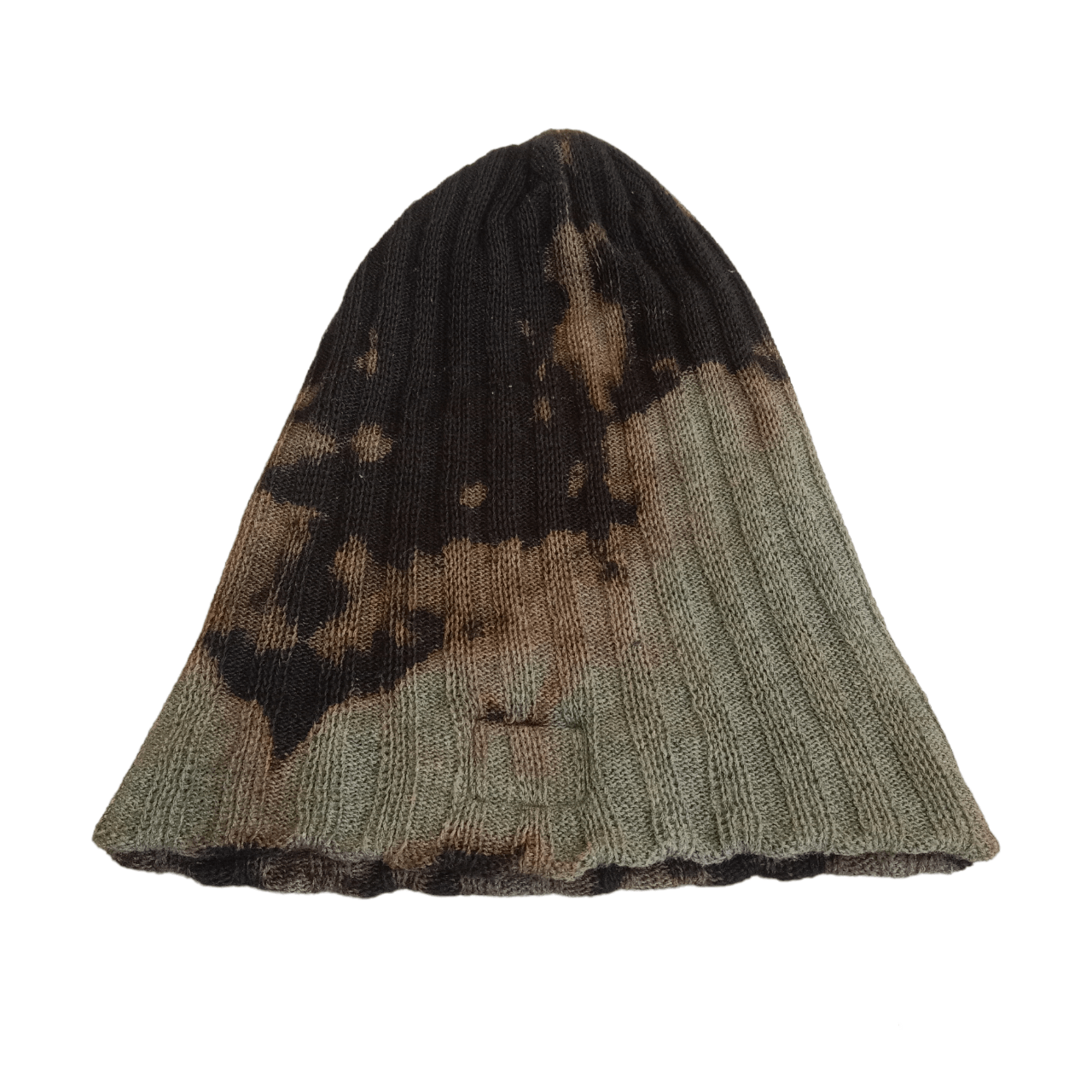 Japanese Brand Custom Made Acid Wash Double Name Beanie Size ONE SIZE - 8 Thumbnail