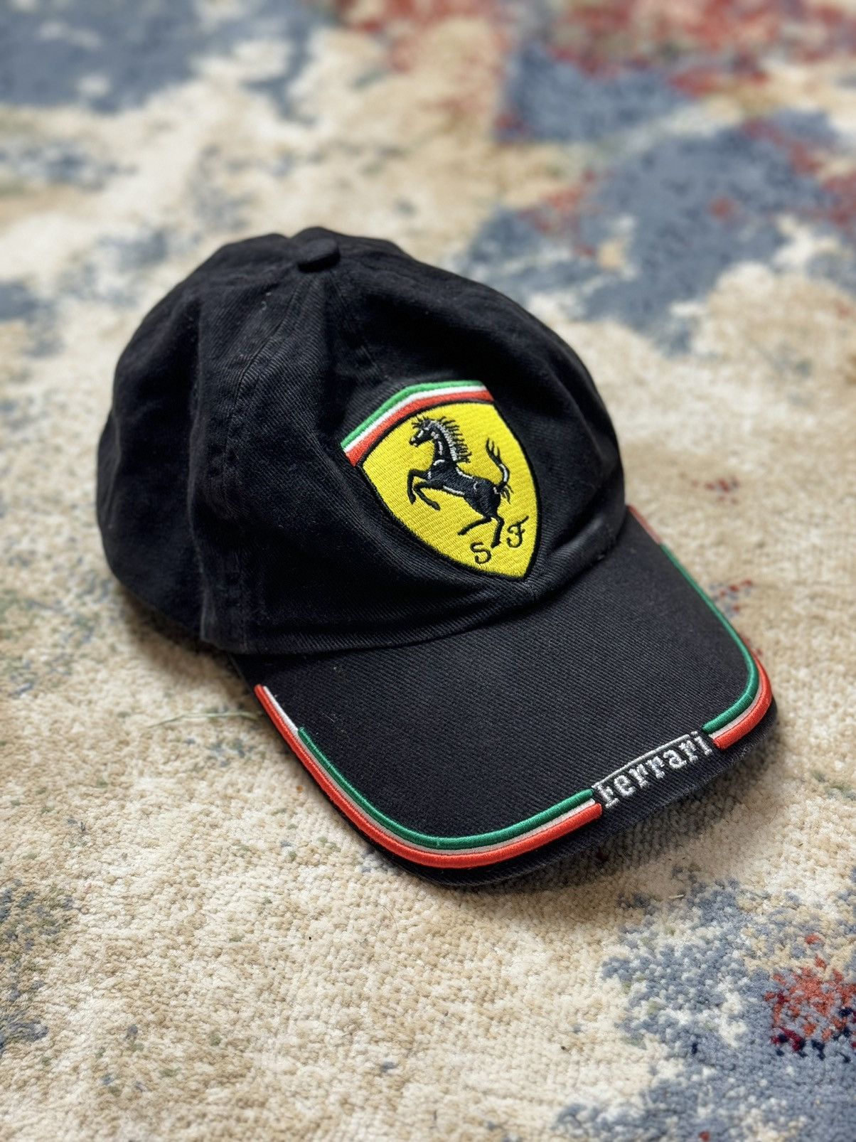 Vintage Ferrari Cap 1999 Embroidered logo Official Merchandise | Grailed