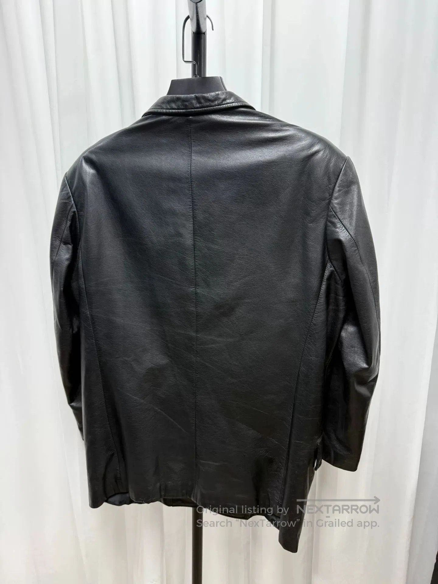 Yohji Yamamoto yohji yamamoto men's oversized leather jacket. Size US L / EU 52-54 / 3 - 5 Thumbnail