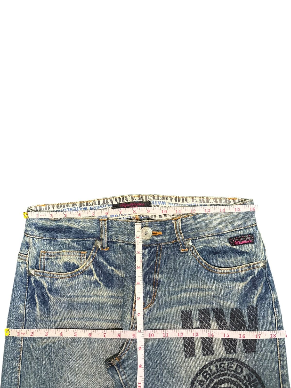 Dsquared2 Vintage Japanese Brand Printed Distressed Jeans Size 32" / US 10 / IT 46 - 6 Thumbnail