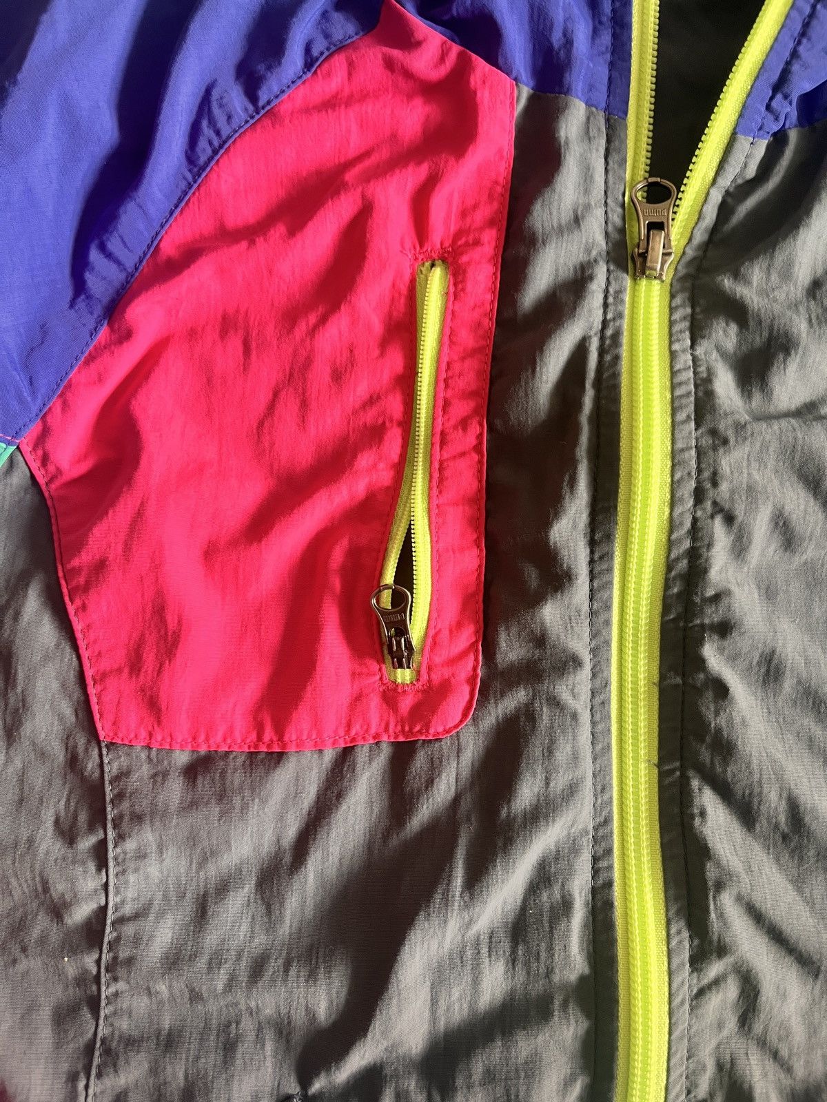Puma × Vintage Puma sportswear colourful jacket Size S / US 4 / IT 40 - 5 Thumbnail
