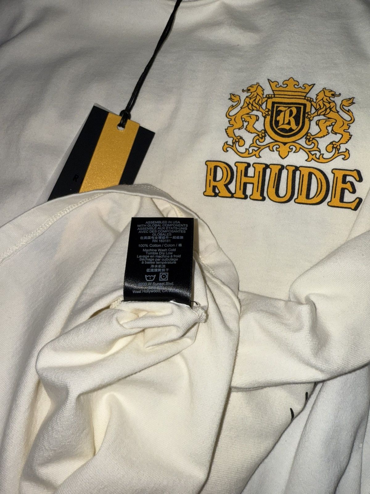 Rhude Rhude logo t shirt Size US M / EU 48-50 / 2 - 4 Thumbnail