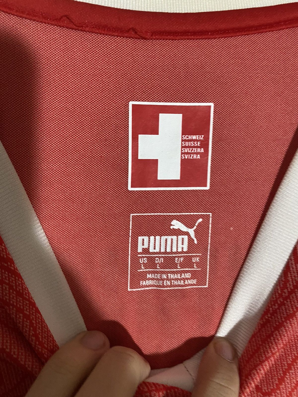 Puma Switzerland World Cup 18 qualifiers Xhaka jersey Size US L / EU 52-54 / 3 - 3 Thumbnail
