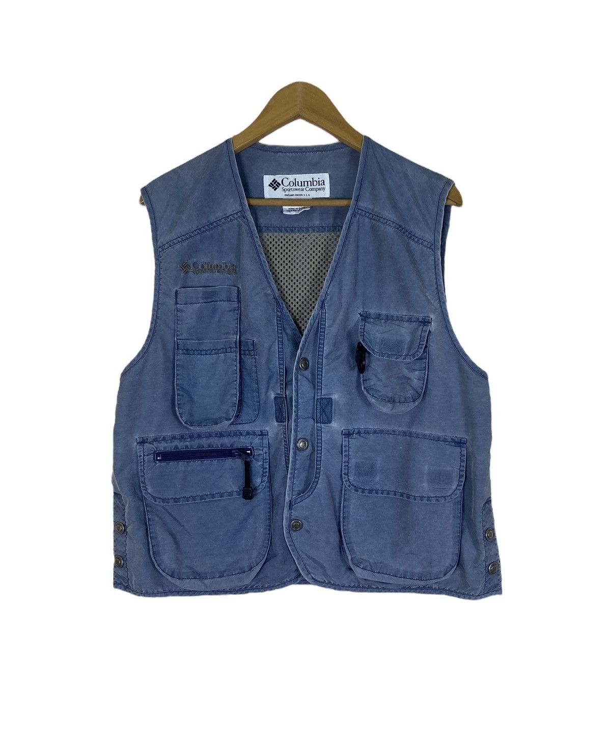 Columbia Vintage Distressed Columbia Tactical Vest Size US M / EU 48-50 / 2 - 1 Thumbnail