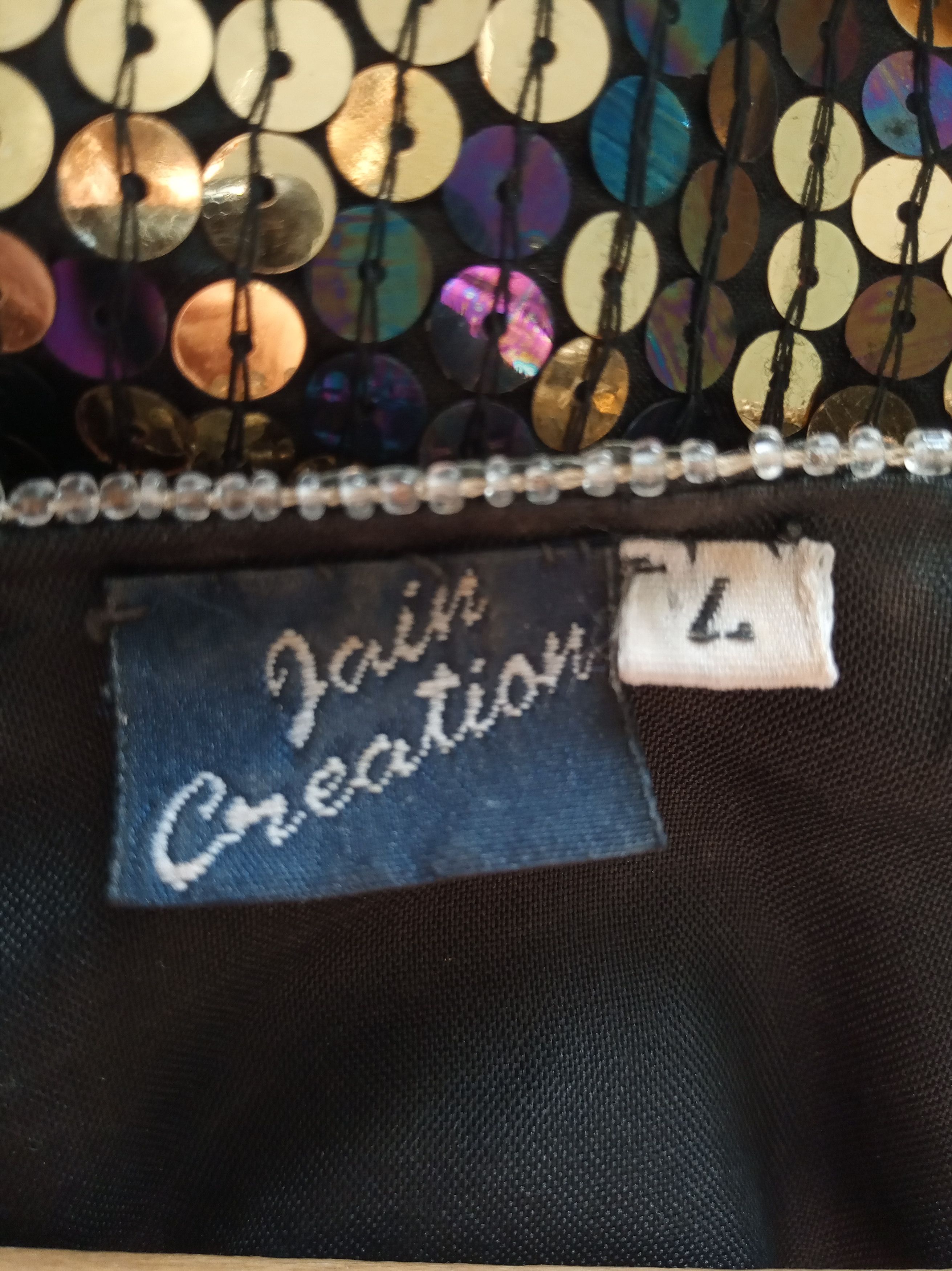 Vintage Large sequin blouse Size XL / US 12-14 / IT 48-50 - 13 Thumbnail