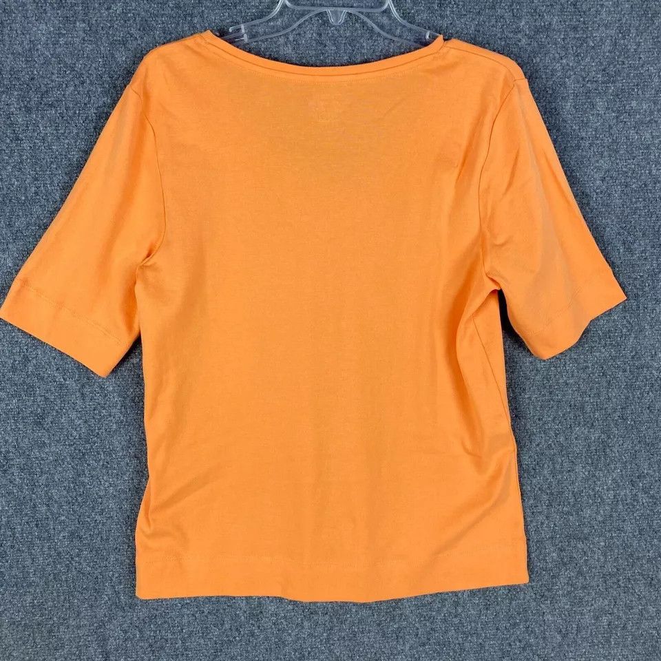 Chicos Chico's Top Women's Size 2 Large Ultimate Tee 100% Cotton Size XS / US 0-2 / IT 36-38 - 6 Thumbnail