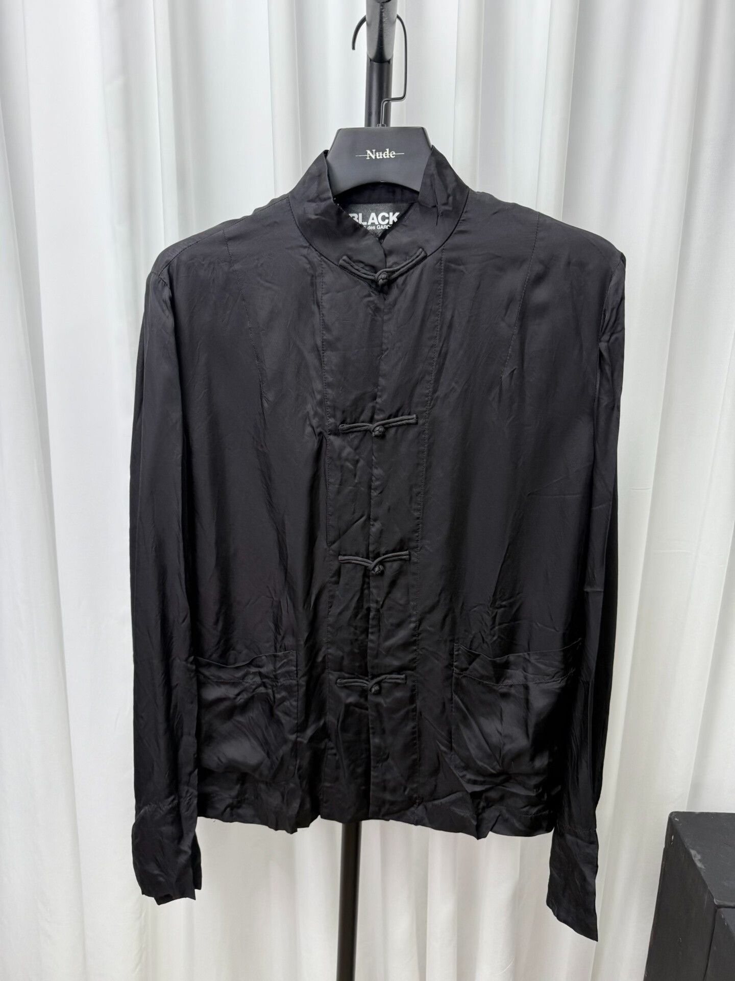 Comme des Garcons comme des garcons black embroidered silk jacket Size US L / EU 52-54 / 3 - 1 Thumbnail