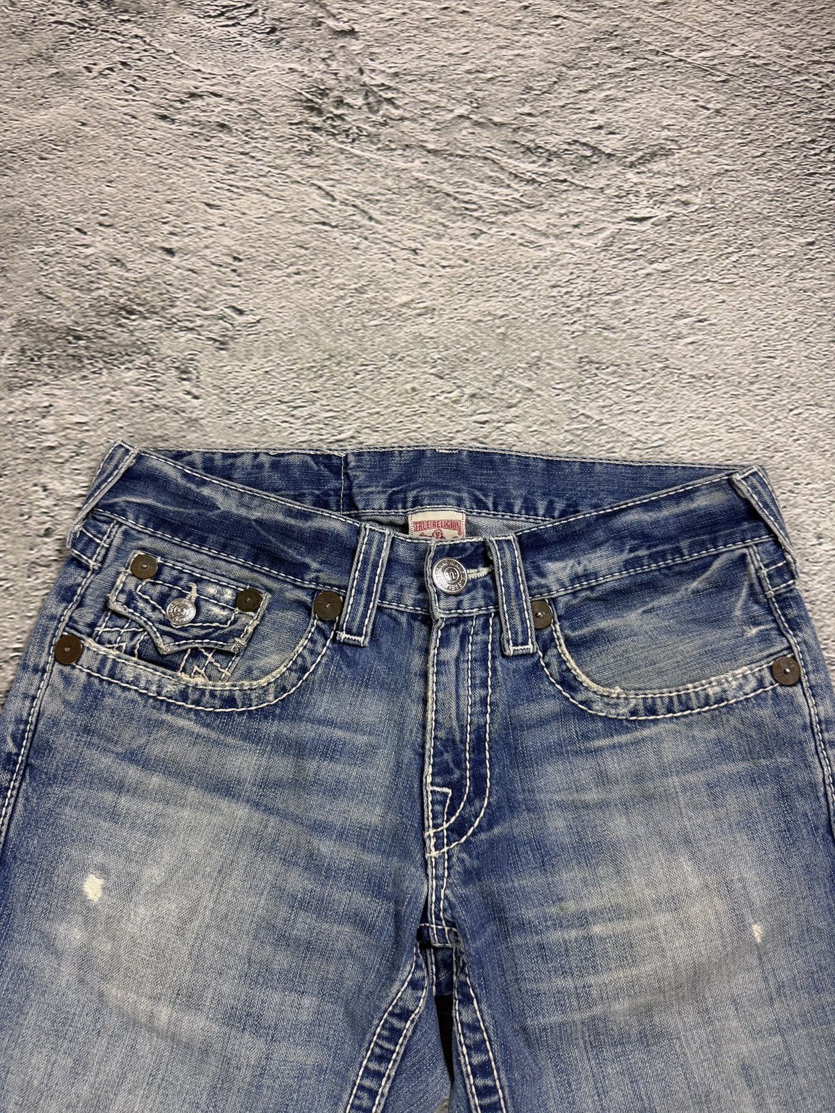 True Religion True Religion Joey jeans vintage denim pants flared blue Size US 31 - 15 Thumbnail