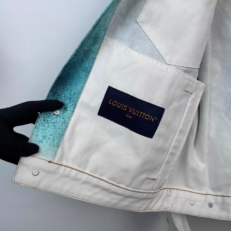 Louis Vuitton Louis Vuitton 23SS spray-painted starry sky white and blue Size US M / EU 48-50 / 2 - 9 Thumbnail