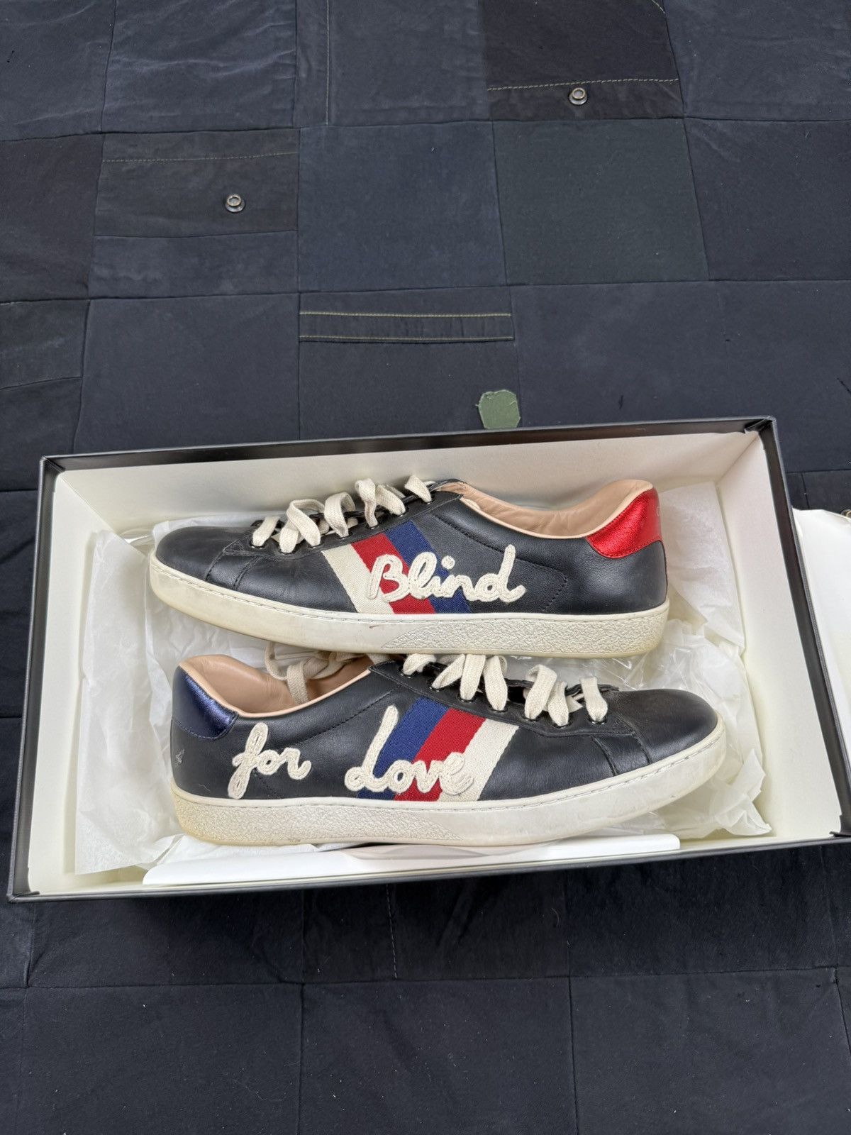 Gucci Blind for Love Ace Sneaker Size US 7 / EU 40 - 1 Thumbnail