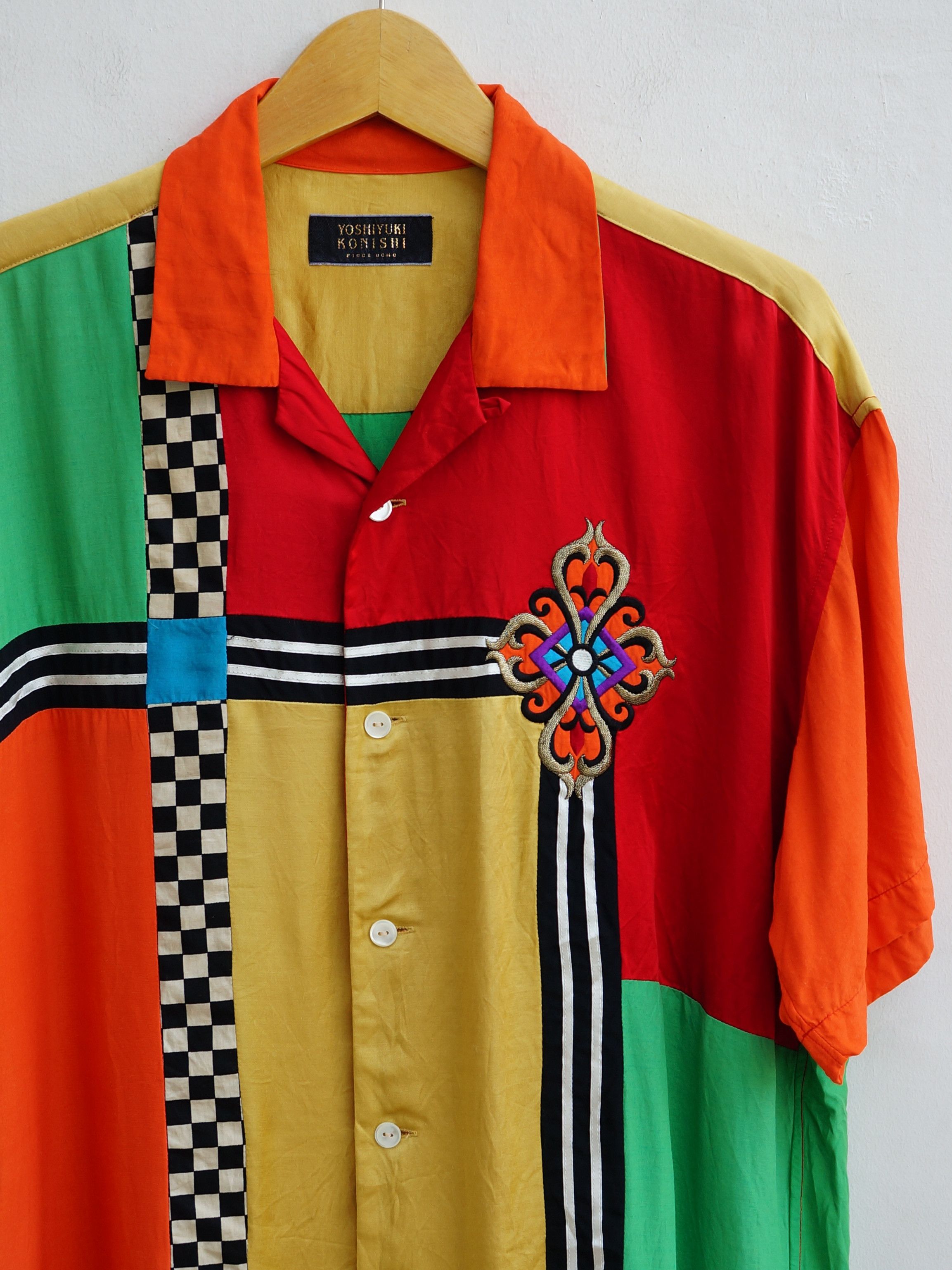 Japanese Brand × Yoshiyuki Konishi Ficce Yoshiyuki Konishi Multicolored Shirt Size US M / EU 48-50 / 2 - 2 Thumbnail