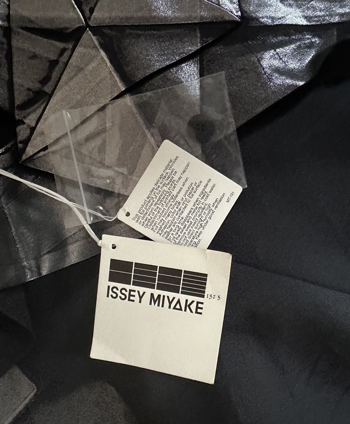 Issey Miyake 132 5. Foil Printed Origami Dress