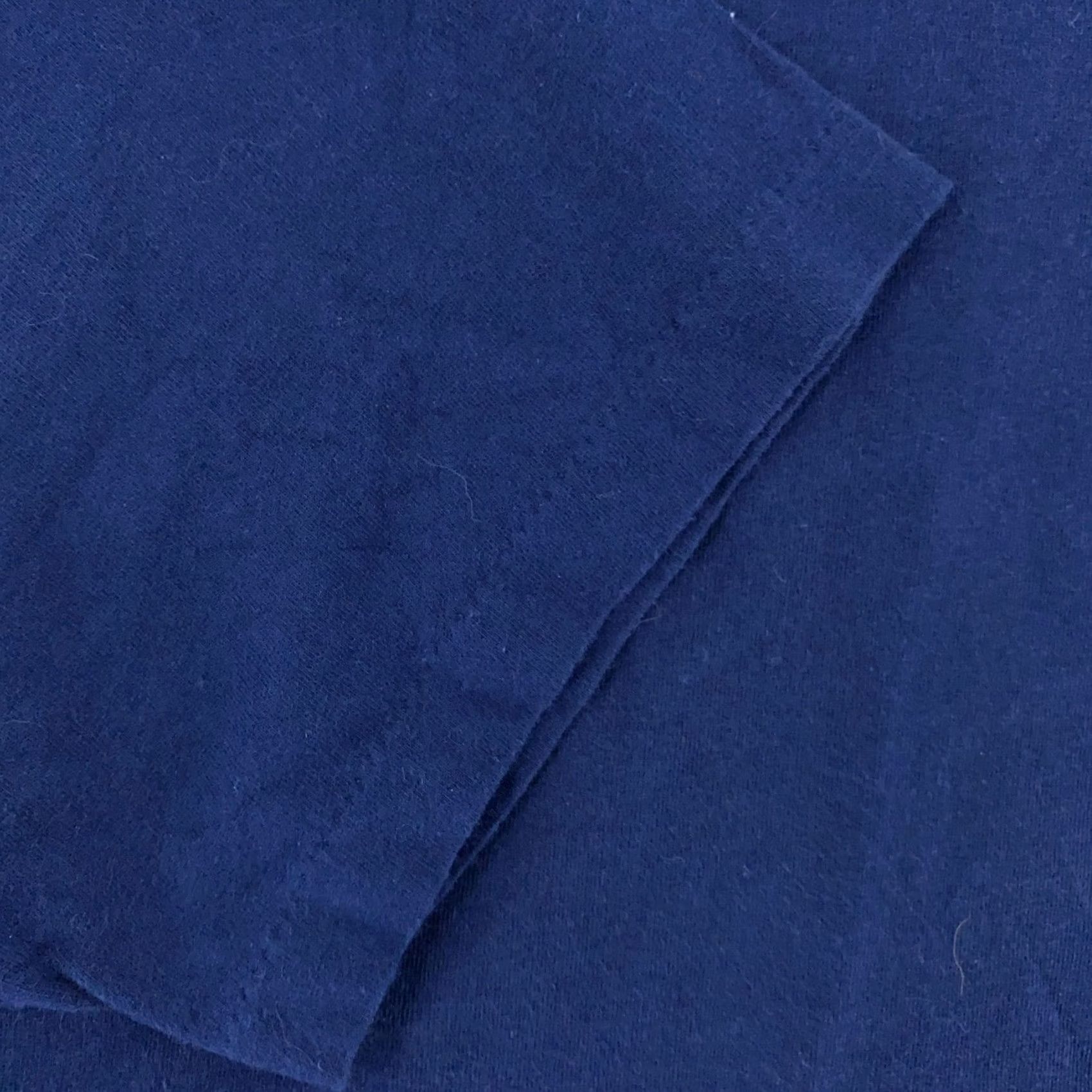 Hanes VINTAGE Hanes Pocket Shirt Mens L Navy Blue Crewneck 90s Cotton Short Sleeve Size US L / EU 52-54 / 3 - 4 Thumbnail