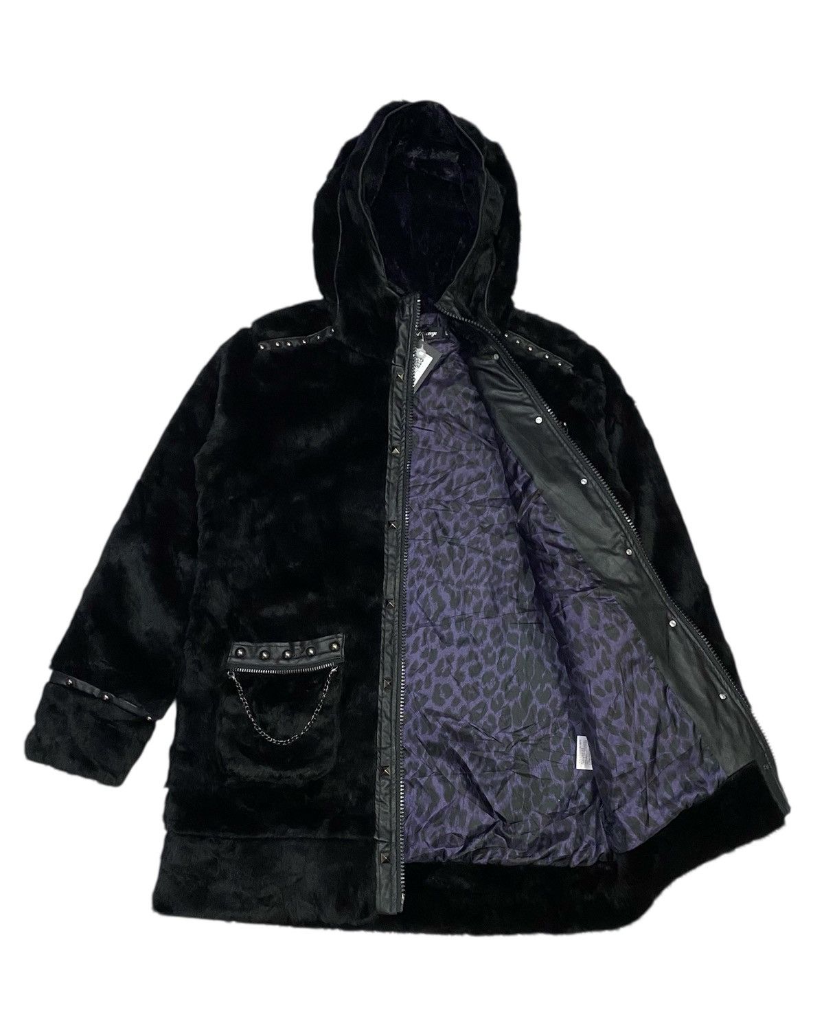 Sex Pot ReVeNGe Sex Pot Revenge Punk Faux Fur Hoodie Jacket Size L / US 10 / IT 46 - 4 Thumbnail