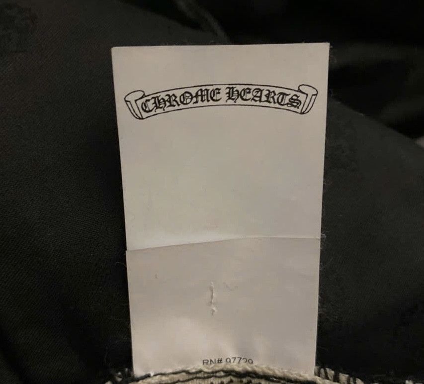 Chrome Hearts CHROME HEARTS Black Double Knee Star Patches Denim Size US 34 / EU 50 - 8 Thumbnail