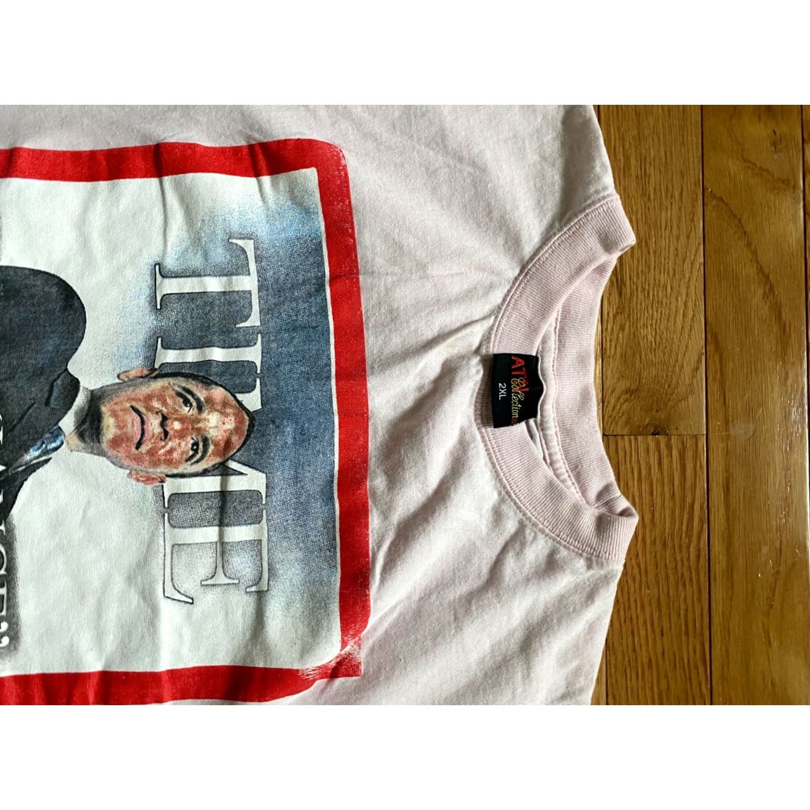 Vintage Barack Obama 2008 Tee Shirt Mens XXL Time Magazine "For a Change" Pink Shirt Size US XXL / EU 58 / 5 - 3 Thumbnail