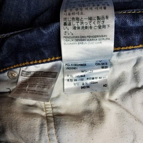Levi's Levi's Strauss 505 Blue Jeans Size 34x29 Size US 34 / EU 50 - 9 Thumbnail