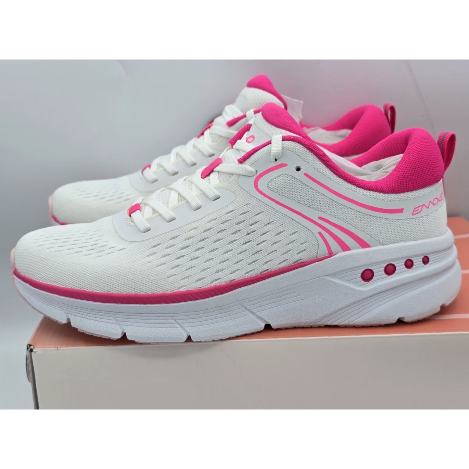 Vintage Easy Spirit Sneakers Women’s White Sz 11 Limited Edition Maxine 2 Emove Walking Shoes Pink Size US 11 / IT 41 - 5 Thumbnail