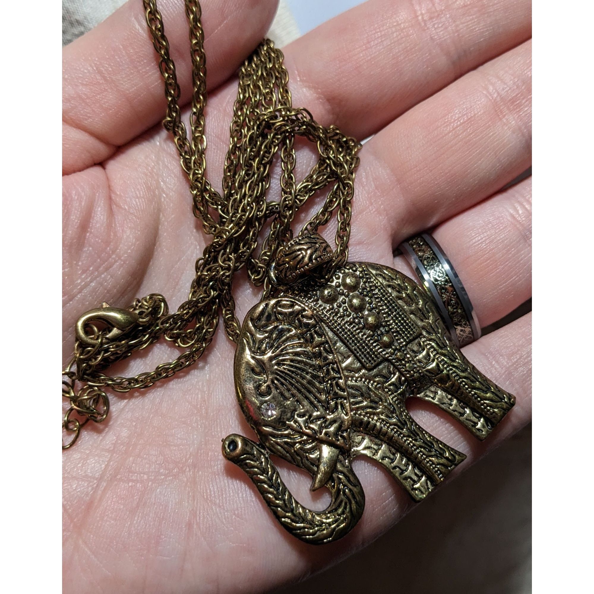 Other Gold Bohemian Elephant Neckalce Size ONE SIZE - 4 Thumbnail