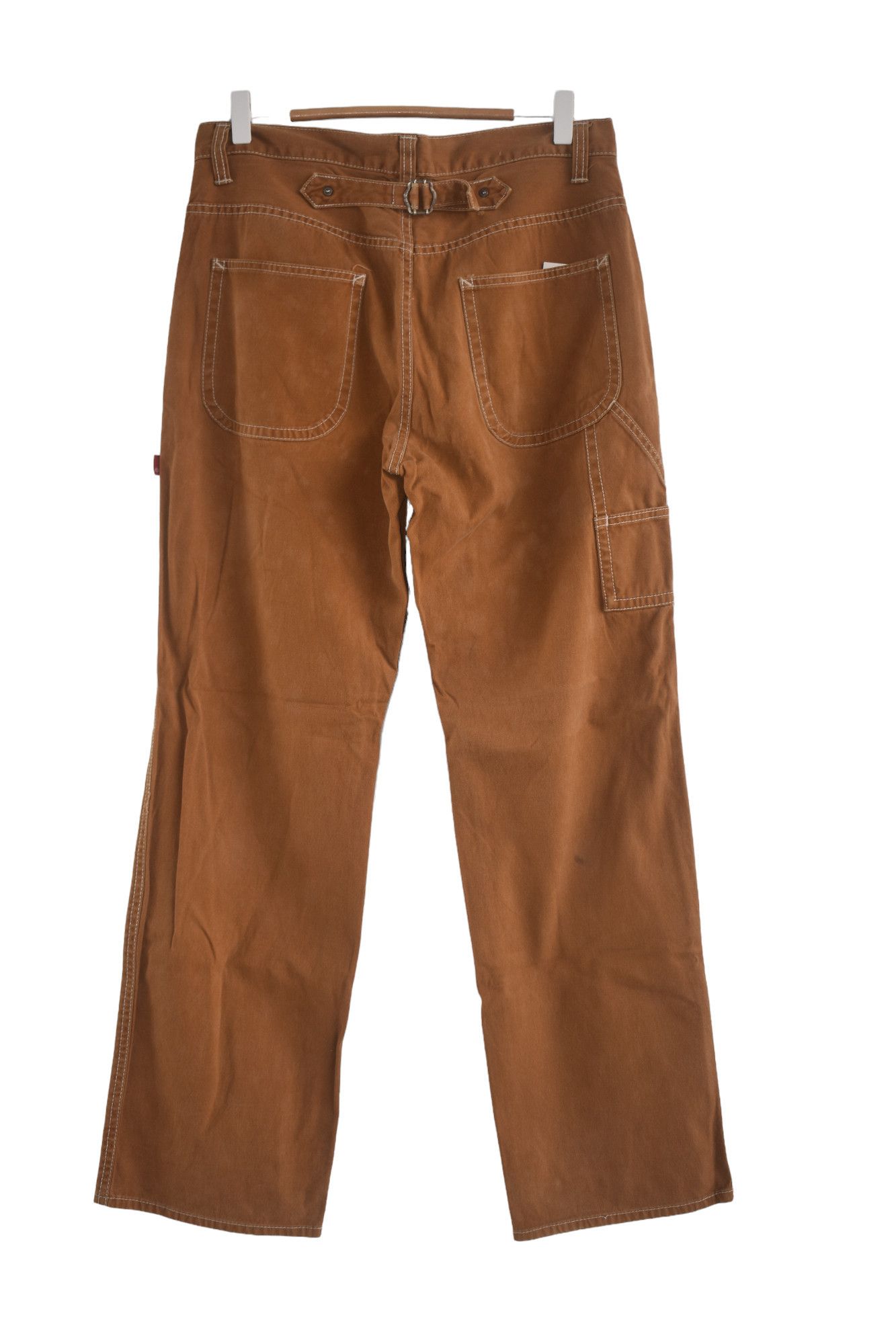 Japanese Brand × Jean × Vintage Wide Leg 🔥Vintage Brown Carpenter Like Carhartt W32 Size US 32 / EU 48 - 5 Thumbnail