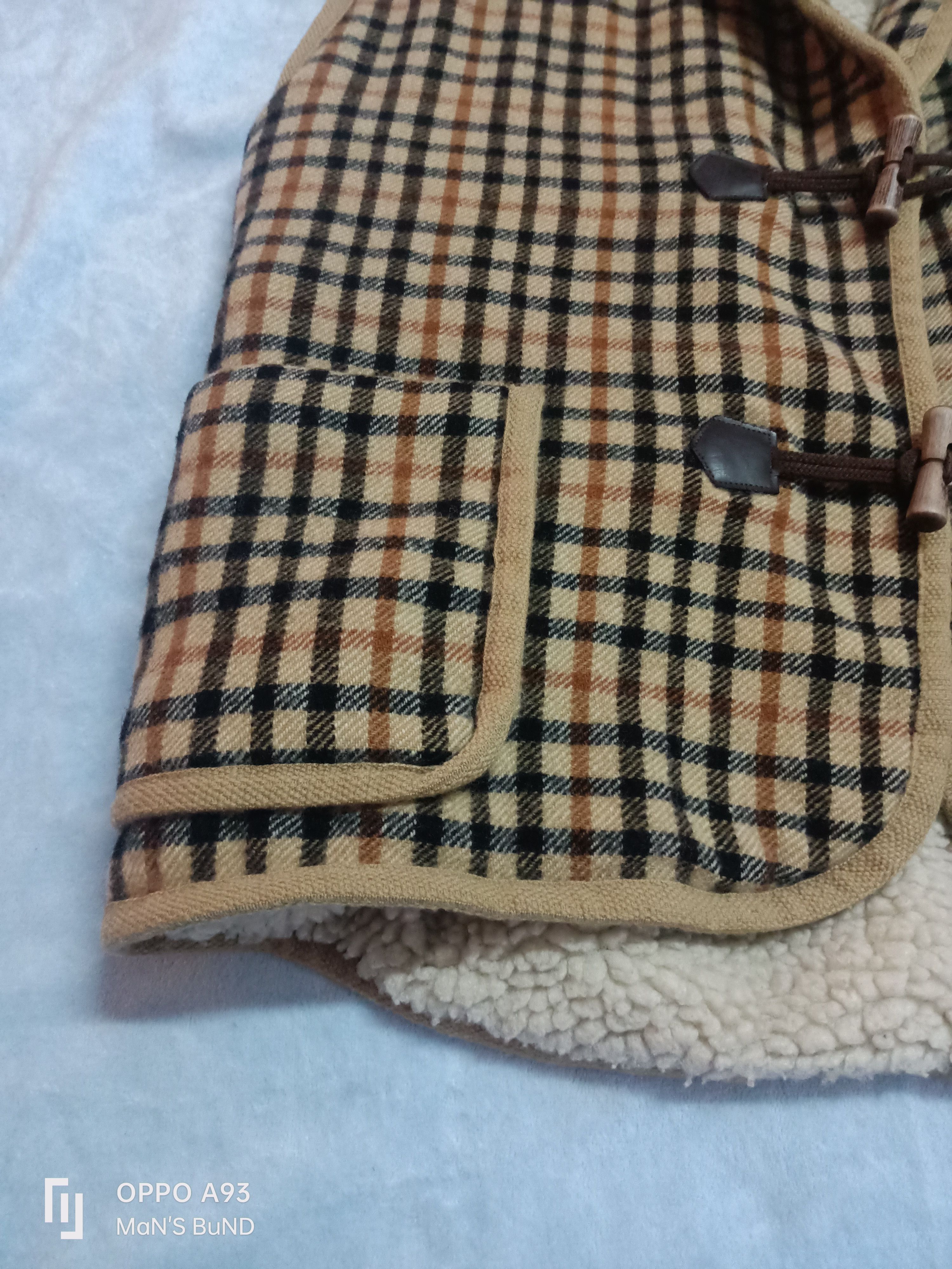 DAKS × Japanese Brand × Vintage Vintage DAKS London iconic check Sherpa Vest Size US M / EU 48-50 / 2 - 4 Thumbnail