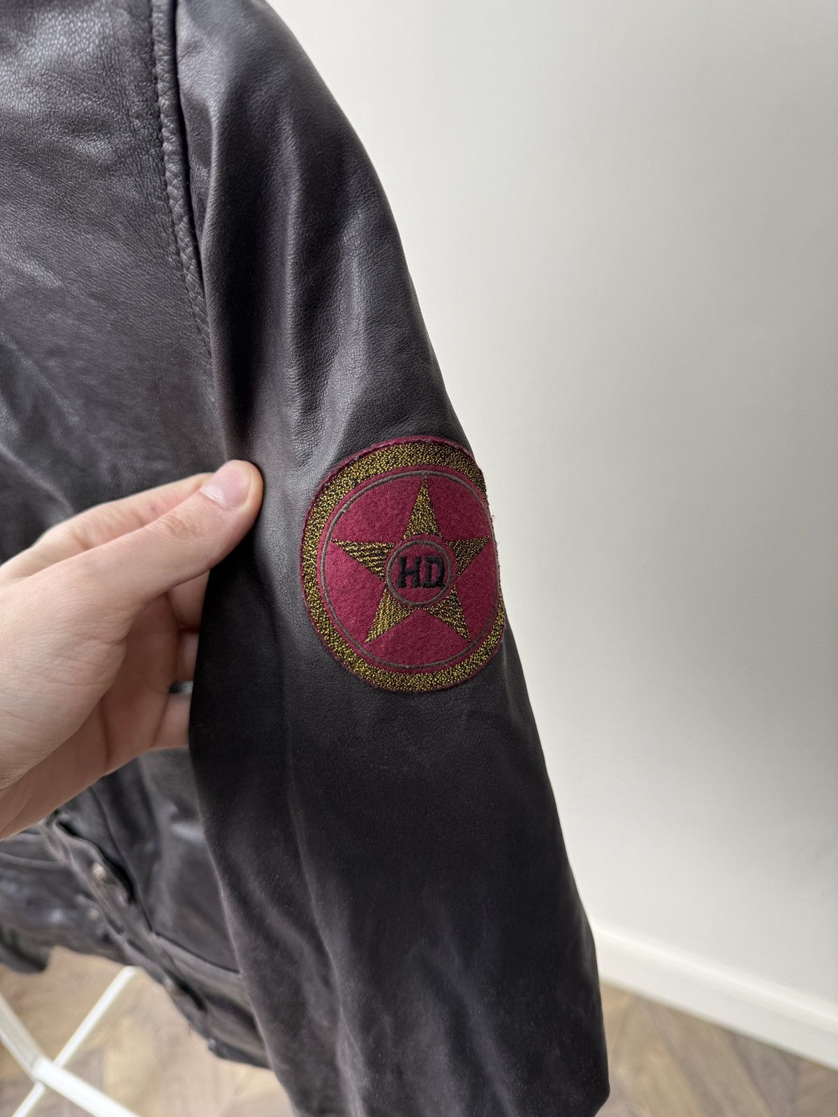 Harley Davidson Vintage Harley-Davidson Archive Faded Leather Women's Jacket Size S / US 4 / IT 40 - 2 Thumbnail