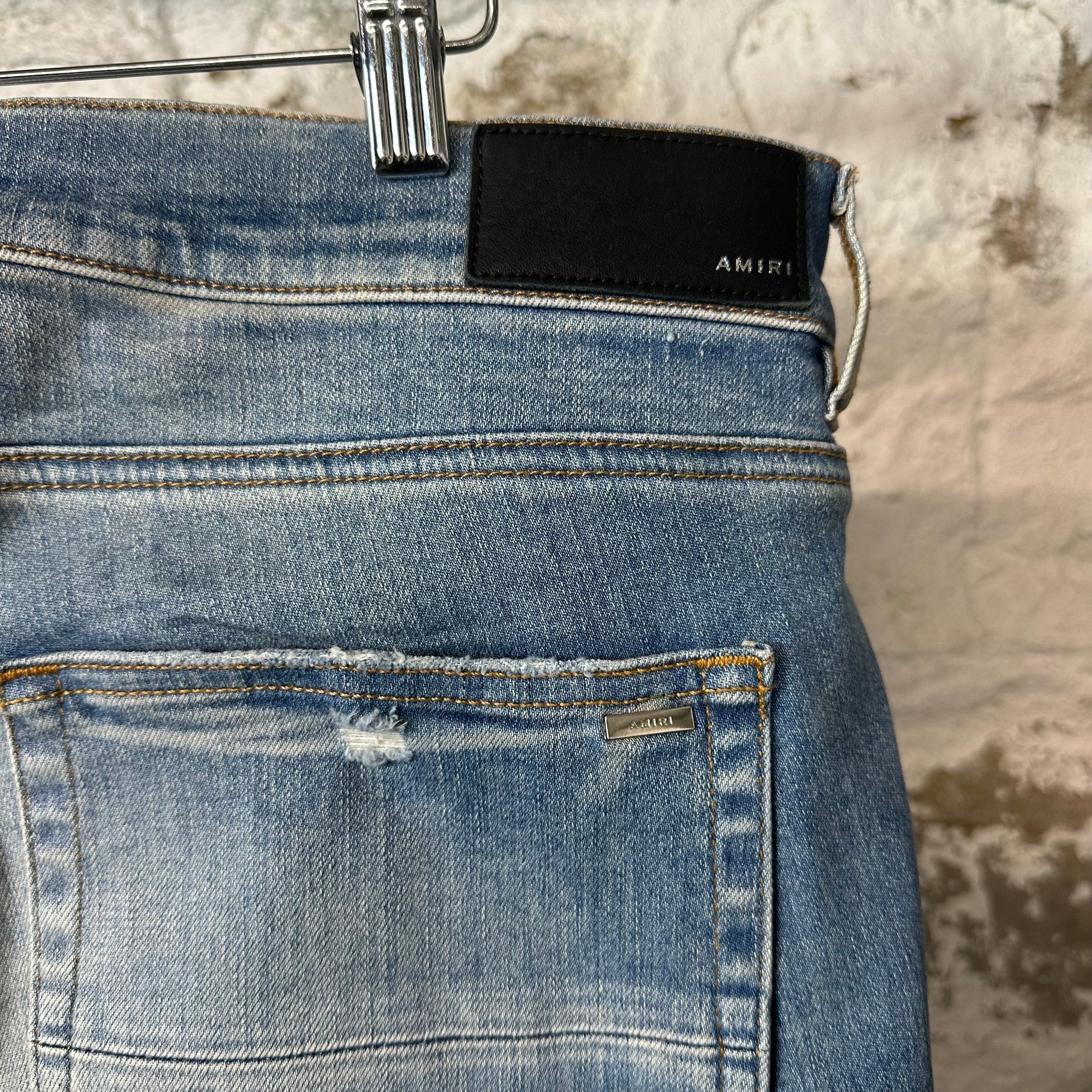 Amiri Amiri MX2 Multicolor Flannel Blue Denim Jeans Sz 40 Size US 40 / EU 56 - 4 Thumbnail