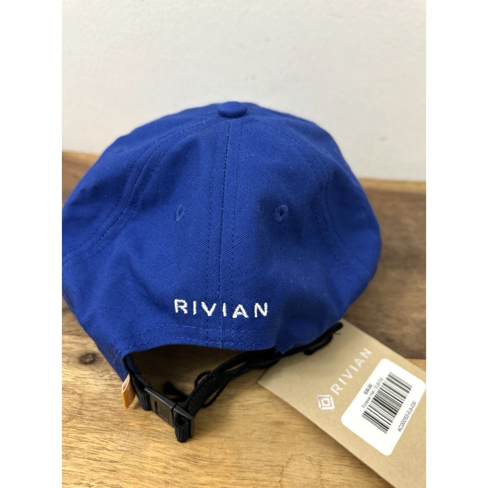 Forever 21 Rivian Forever Hat Blue 100% Organic Cotton Adjustable Baseball Cap NWT Men One Size Canvas Casual Travel Sportswear Cap Size ONE SIZE - 5 Thumbnail