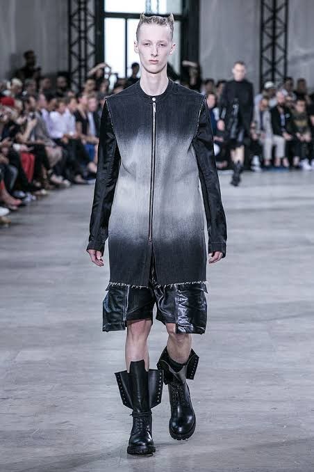 Rick Owens Rick Owens S/S 2016 Denim Coat Size US S / EU 44-46 / 1 - 1 Thumbnail