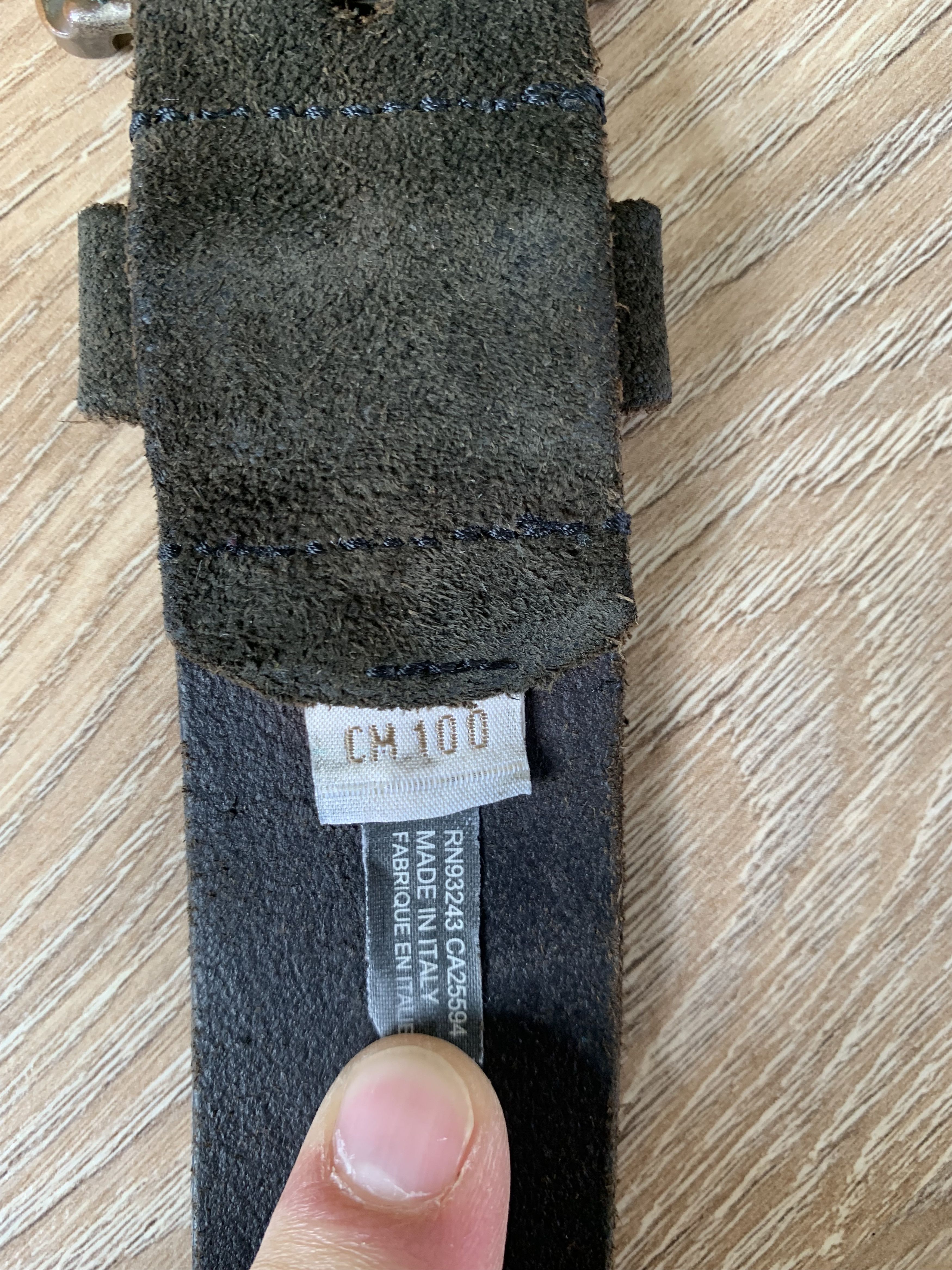 Diesel × Vintage Diesel Suede Cow Leather Vintage Leaher Belt Size ONE SIZE - 5 Thumbnail