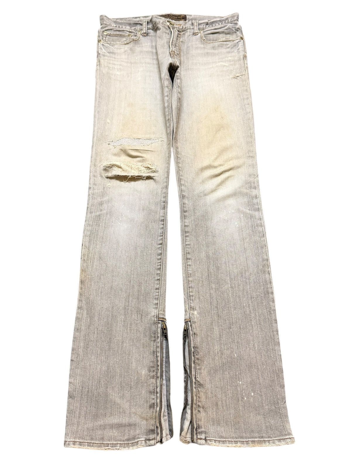 GOA Vintage GOA Mud Wash Faded Style Distressed Style Jeans Size US 30 / EU 46 - 1 Thumbnail