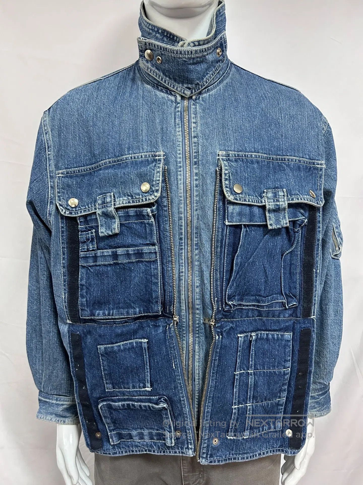 Vintage Vintage Issey Miyake Denim Bomber. Size US M / EU 48-50 / 2 - 7 Thumbnail